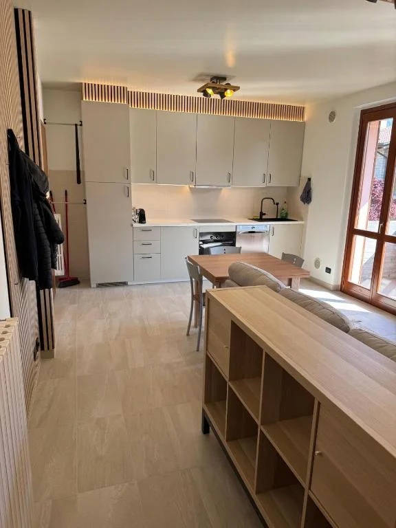 Cucina e zona pranzo di Casa Serena